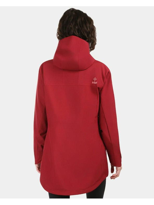 Kilpi Dámsky outdoorový kabát Kilpi AYRA-W Tmavo červená