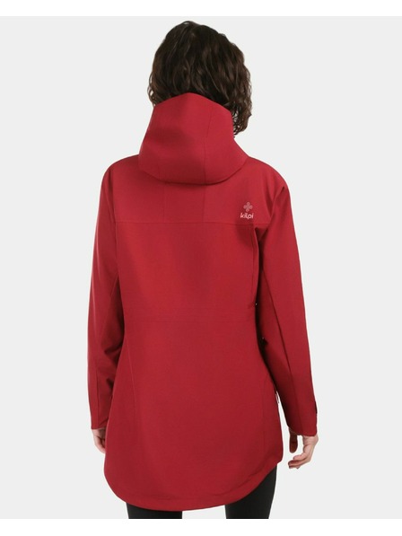 Kilpi Dámsky outdoorový kabát Kilpi AYRA-W Tmavo červená