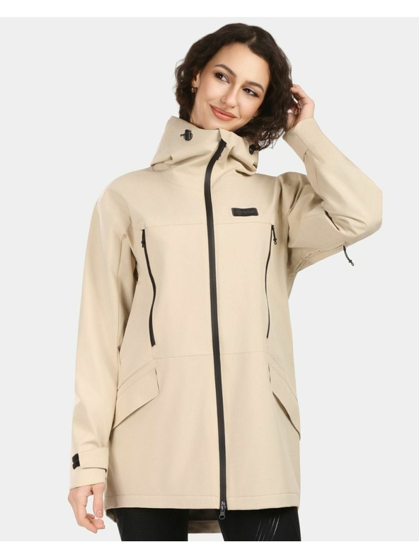 Kilpi Dámsky outdoorový kabát Kilpi AYRA-W Béžová