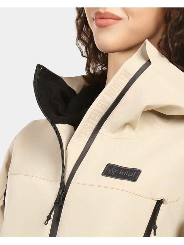 Kilpi Dámsky outdoorový kabát Kilpi AYRA-W Béžová