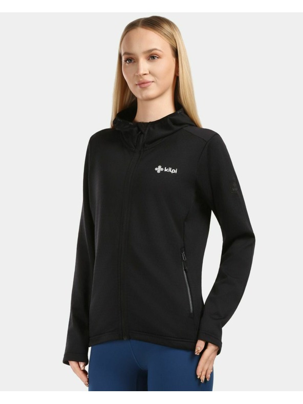 Kilpi Dámska funkčná mikina Kilpi SEVELEN-W Čierna