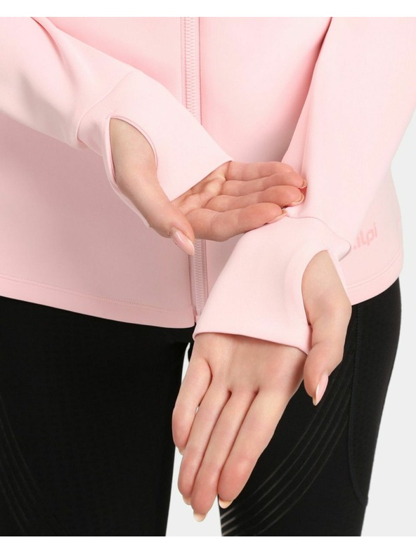 Kilpi Dámska športová mikina Kilpi LAJEN-W Svetlo ružová