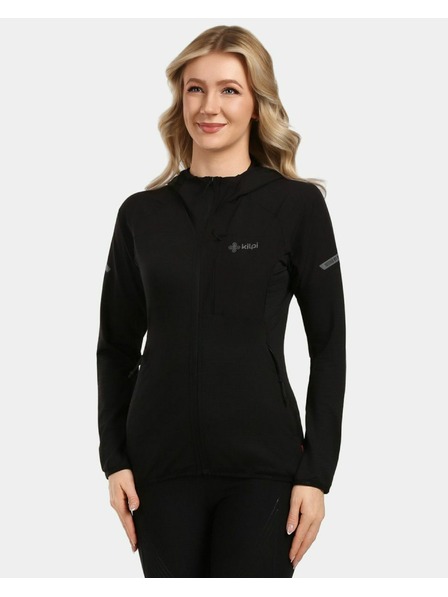 Kilpi Dámska funkčná mikina s kapucňou Kilpi MEMPHIS-W Čierna