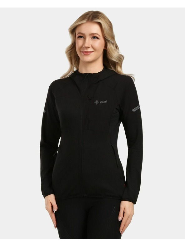 Kilpi Dámska funkčná mikina s kapucňou Kilpi MEMPHIS-W Čierna