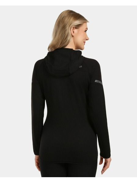 Kilpi Dámska funkčná mikina s kapucňou Kilpi MEMPHIS-W Čierna