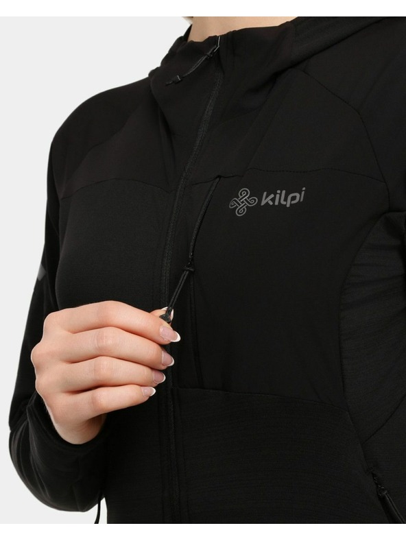 Kilpi Dámska funkčná mikina s kapucňou Kilpi MEMPHIS-W Čierna
