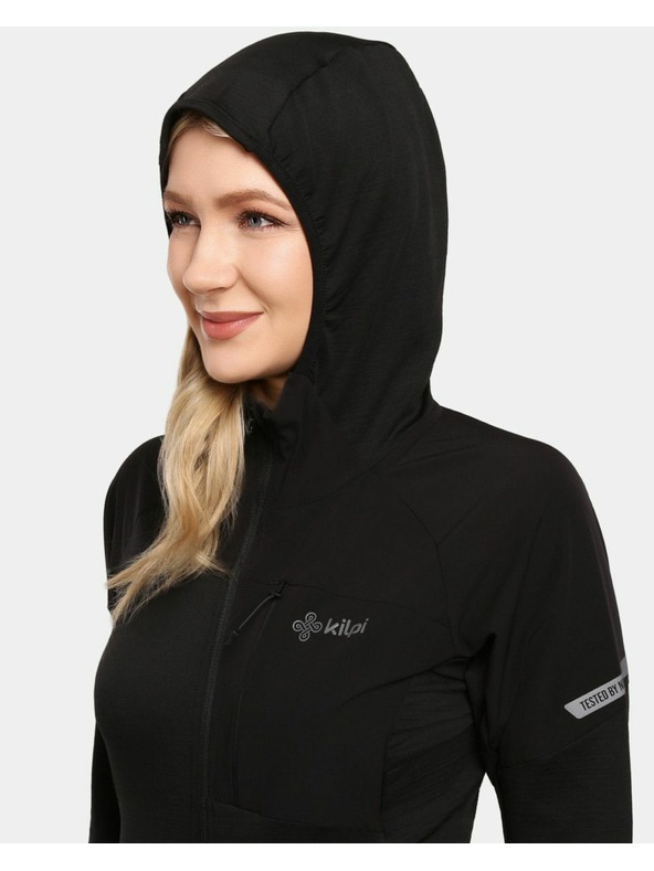 Kilpi Dámska funkčná mikina s kapucňou Kilpi MEMPHIS-W Čierna