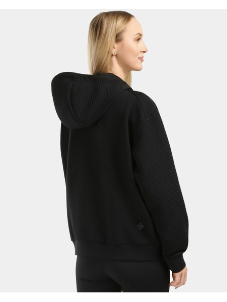 Kilpi Dámska bavlnená mikina s kapucňou Kilpi BAYA-W Čierna