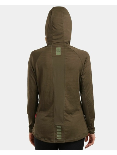 Kilpi Dámska fitness mikina Kilpi AILEEN-W Khaki