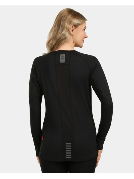 Kilpi Dámske funkčné tričko s dlhým rukávom Kilpi SPOLETO-W Čierna