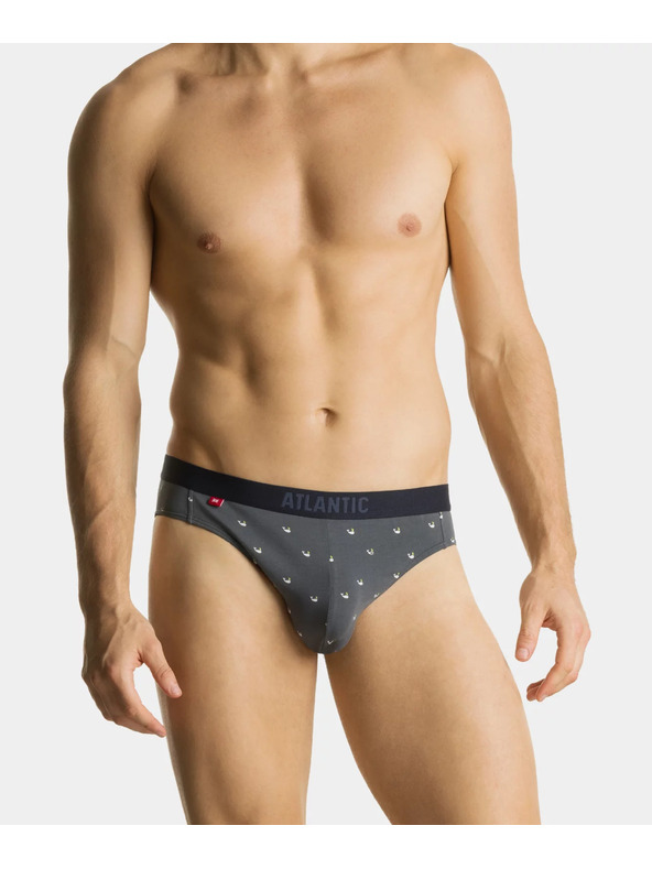 Atlantic Pánske športové slipy ATLANTIC 3Pack - viacfarebné Veľkosť: