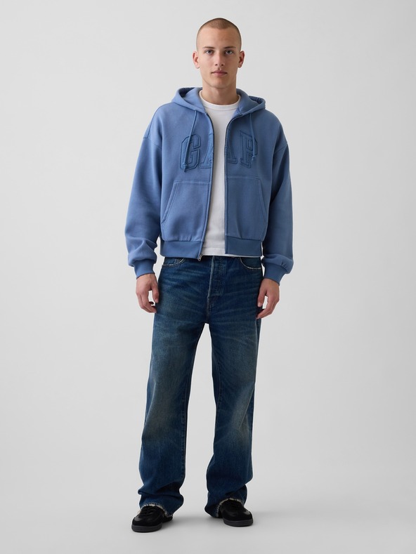 GAP Oversize mikina s logom VintageSoft GAP