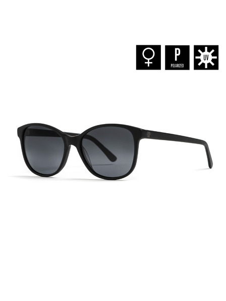 Horsefeathers Slnečné okuliare Chloe - matt black/gray fade out