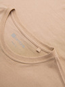 Ombre Clothing Béžové pánske tričko Ombre Clothing
