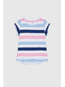 Moodo Tričko s pruhmi modré Moodo