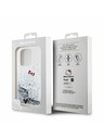 Hello Kitty Hello Kitty Liquid Glitter Electroplating Head Logo Zadný Kryt pre iPhone 13 Pro Transparent