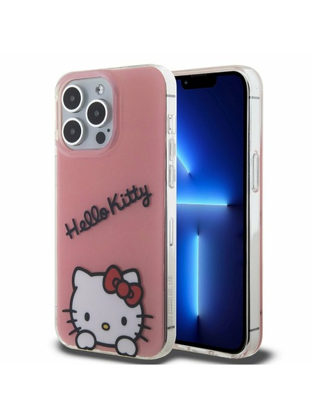 Hello Kitty Hello Kitty IML Daydreaming Logo Zadný Kryt pre iPhone 13 Pro Pink