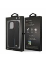 BMW BMW PU Triangles Tricolor Line Zadný Kryt pre iPhone 13 Pro Max Black