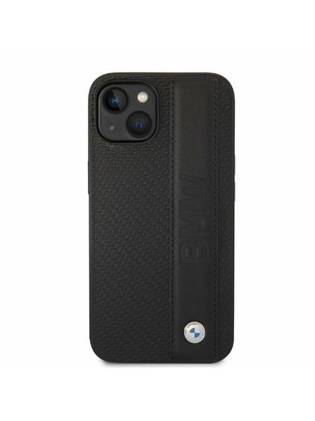 BMW BMW Signature Leather Big Logo Zadný Kryt pre iPhone 14 Plus Black
