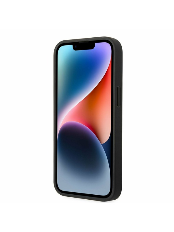 BMW BMW Signature Leather Big Logo Zadný Kryt pre iPhone 14 Plus Black