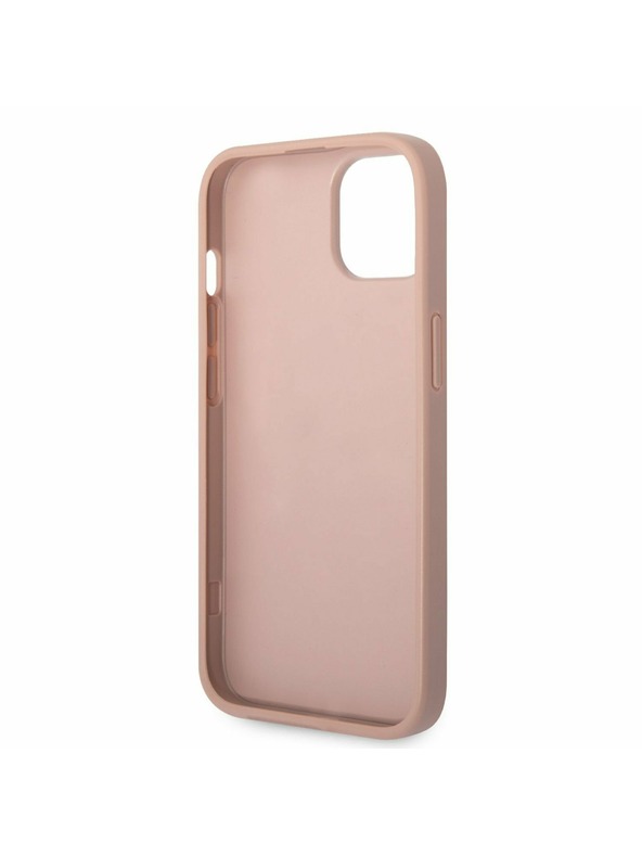 Guess Guess PU Leather Saffiano Zadný Kryt pre iPhone 14 Plus Pink