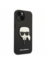 Karl Lagerfeld Karl Lagerfeld PU Saffiano Karl Head Zadný Kryt pre iPhone 14 Plus Black