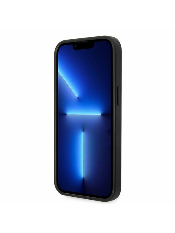 Karl Lagerfeld Karl Lagerfeld PU Saffiano Karl Head Zadný Kryt pre iPhone 14 Plus Black