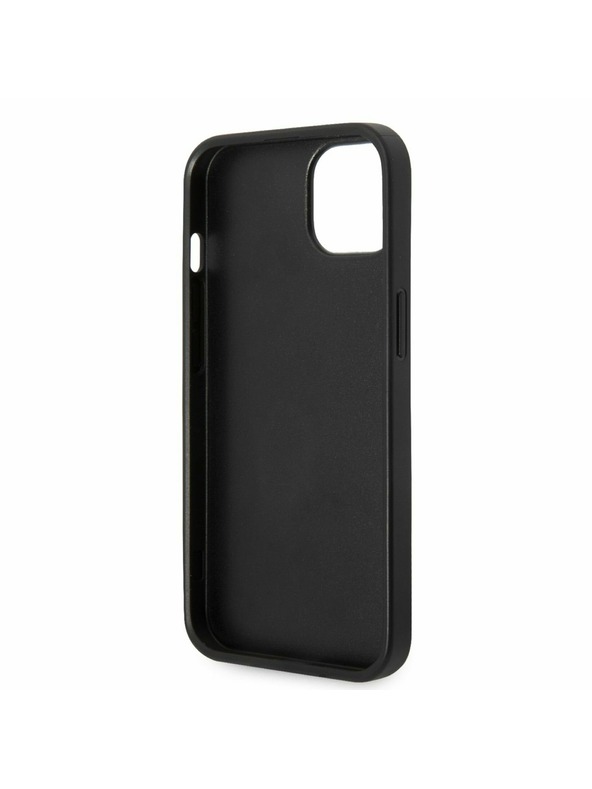 Karl Lagerfeld Karl Lagerfeld PU Saffiano Karl Head Zadný Kryt pre iPhone 14 Plus Black