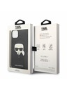 Karl Lagerfeld Karl Lagerfeld PU Saffiano Karl Head Zadný Kryt pre iPhone 14 Plus Black