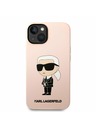 Karl Lagerfeld Karl Lagerfeld Liquid Silicone Ikonik NFT Zadný Kryt pre iPhone 14 Plus Pink
