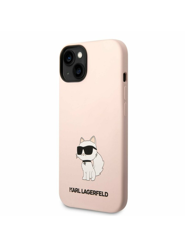 Karl Lagerfeld Karl Lagerfeld Liquid Silicone Choupette NFT Zadný Kryt pre iPhone 14 Plus Pink