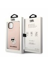 Karl Lagerfeld Karl Lagerfeld Liquid Silicone Choupette NFT Zadný Kryt pre iPhone 14 Plus Pink