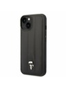 Karl Lagerfeld Karl Lagerfeld Quilted Puffy Ikonik Logo Zadný Kryt pre iPhone 14 Plus Black