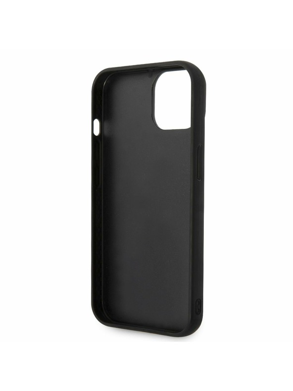 Karl Lagerfeld Karl Lagerfeld Quilted Puffy Ikonik Logo Zadný Kryt pre iPhone 14 Plus Black