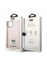 Karl Lagerfeld Karl Lagerfeld Choupette Logo Zadný Kryt pre iPhone 14 Plus Pink