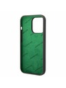 AMG AMG Liquid Silicone Green Logo Zadný Kryt pre iPhone 14 Pro Grey