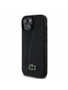 Lacoste Lacoste Iconic Petit Pique Woven Logo Magsafe Zadný Kryt pre iPhone 15 Black