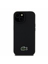 Lacoste Lacoste Iconic Petit Pique Woven Logo Magsafe Zadný Kryt pre iPhone 15 Black