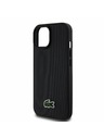 Lacoste Lacoste Iconic Petit Pique Woven Logo Magsafe Zadný Kryt pre iPhone 15 Black