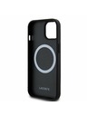 Lacoste Lacoste Iconic Petit Pique Woven Logo Magsafe Zadný Kryt pre iPhone 15 Black