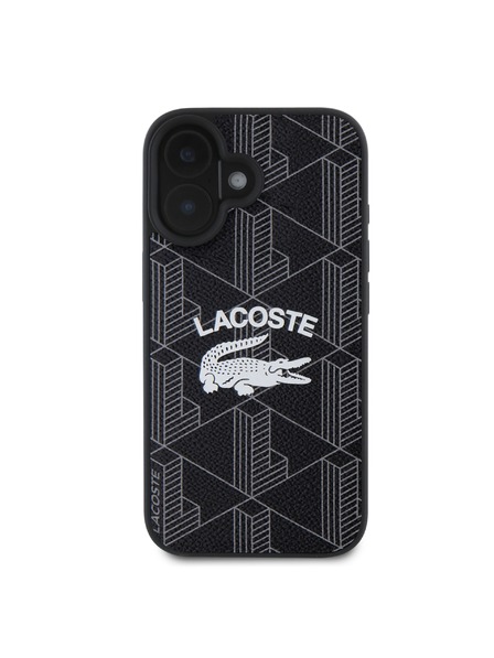 Lacoste Lacoste Blend Monogram MagSafe Zadný Kryt pre iPhone 16 Black