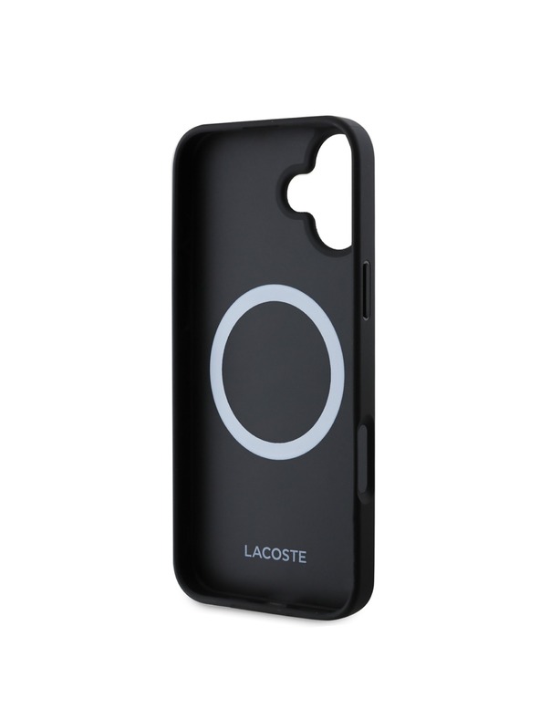 Lacoste Lacoste Blend Monogram MagSafe Zadný Kryt pre iPhone 16 Black