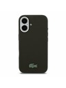 Lacoste Lacoste PVC Iconic Petit Pique Metal Logo MagSafe Zadný Kryt pre iPhone 16 Black