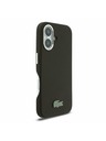 Lacoste Lacoste PVC Iconic Petit Pique Metal Logo MagSafe Zadný Kryt pre iPhone 16 Black