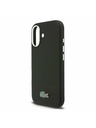 Lacoste Lacoste PVC Iconic Petit Pique Metal Logo MagSafe Zadný Kryt pre iPhone 16 Black