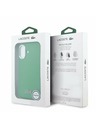 Lacoste Lacoste PVC Iconic Petit Pique Metal Logo MagSafe Zadný Kryt pre iPhone 16 Estragon Green