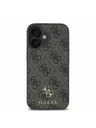Guess Guess PU 4G Small Metal Logo MagSafe Zadný Kryt pre iPhone 16 Plus Brown