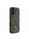 Guess Guess PU 4G Small Metal Logo MagSafe Zadný Kryt pre iPhone 16 Plus Brown