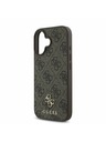 Guess Guess PU 4G Small Metal Logo MagSafe Zadný Kryt pre iPhone 16 Plus Brown