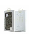 Guess Guess PU 4G Small Metal Logo MagSafe Zadný Kryt pre iPhone 16 Plus Brown